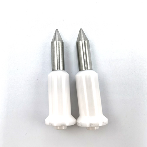 White ZrO2 Ceramic Welding Pin with Steel