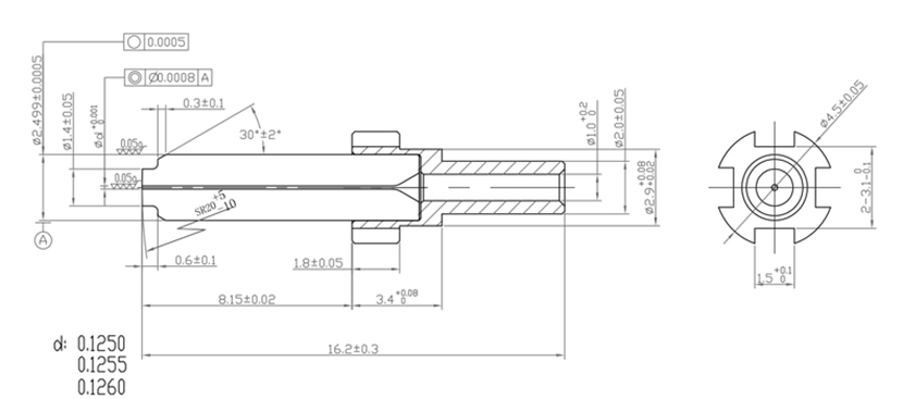 APC Zirconia Ferrule